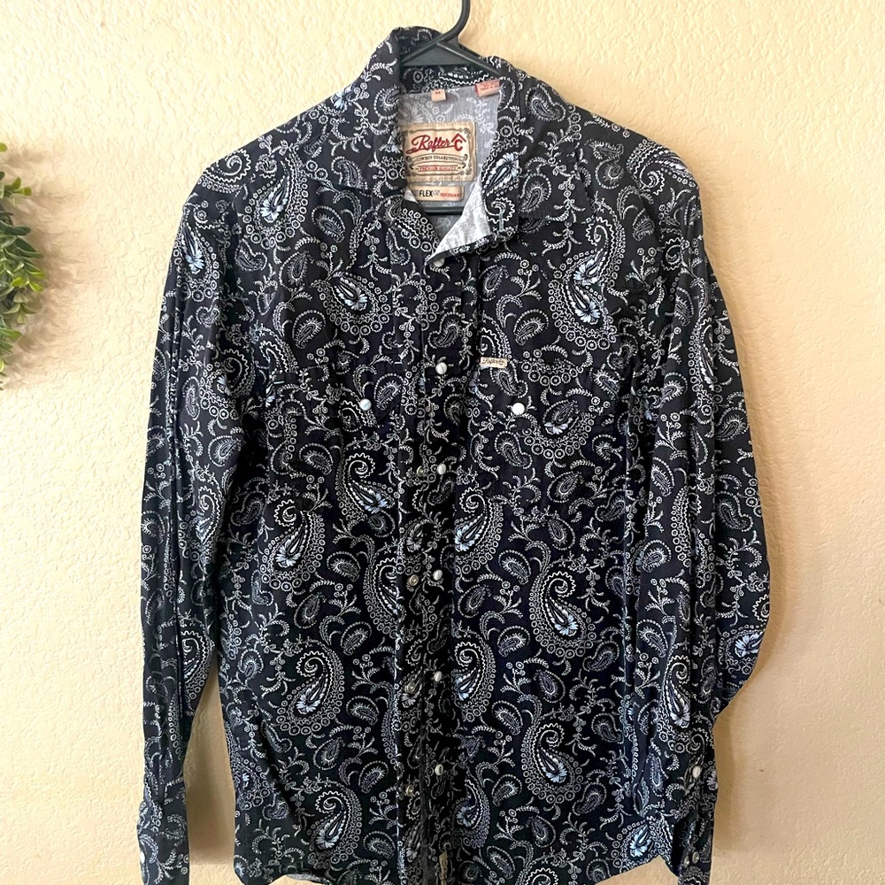 Men’s Paisley Western Shirt